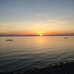 Sonnenuntergang am Strand von Utersum