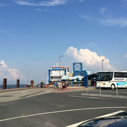 FÃ¤hre Uthlande im Hafen von Wyk